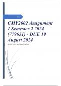 CMY2602 Assignment 1 Semester 2 2024 (779651) - DUE 19 August 2024