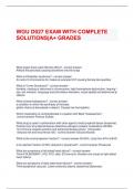 WGU D027 EXAM BUNDLE