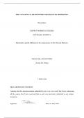 ICB RTAP Dissertation: Conceptual Framework for Financial Reporting 