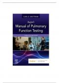 TEST BANK FOR RUPPEL’S MANUAL OF PULMONARY FUNCTION TESTING 12th EDITION BY MOTTRAM.COMPLETE 2024/2025 UPDATE