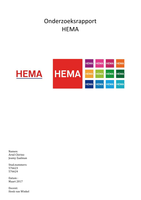 Onderzoeksrapport Hema 8 gehaald!!