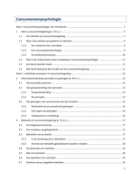 Samenvatting Consumentenpsychologie