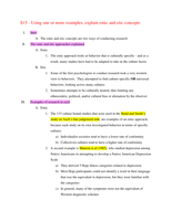 Using one or more examples, explain "emic" and "etic" concepts