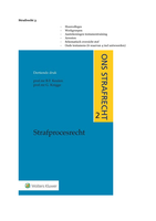 Strafrecht 3: hoorcolleges, werkgroepen, arresten, schema's, tentamens, aantekeningen tentamentraining