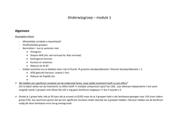 Onderwijsgroep - Module 1