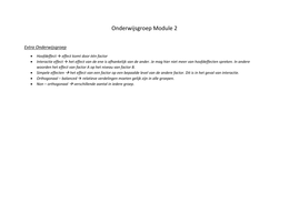 Onderwijsgroep - Module 2