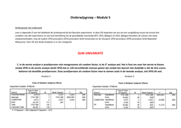 Onderwijsgroep - Module 5