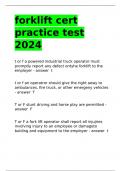 forklift cert practice test 2024