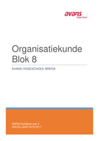 Organisatiekunde blok 8 