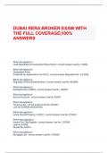 DUBAI RERA BROKER EXAM WITH  THE FULL COVERAGE|100% ANSWERS