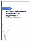 NST1502 Assignment 3 2024 - DUE 13 August 2024