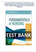 TEST BANK FOR FUNDAMENTALS OF NURSING 11TH EDITION BY Potter, Perry, Stockert & Hall/ALL CHAPTERS 1-50 INCLUDED |COMPLETE GUIDE A+ LATEST UPDATE (2024/2025)