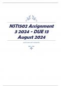 NST1502 Assignment 3 2024 - DUE 13 August 2024