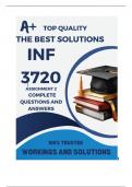 INF3720 Assignment 2 (COMPLETE ANSWERS) 2024 (602765)- DUE 2 August 2024