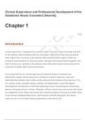 Clinical Supervision and Professional Development of the Substance Abuse Counselor  . Chapter 1