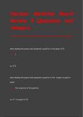 Nuclear Medicine Board  Review 4 Questions and  Answer