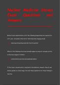 Nuclear Medicine Steves Exam Questions and  Answers