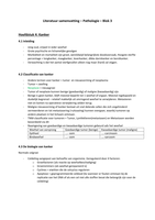 Literatuur samenvatting Pathologie (zelman) - IKZ