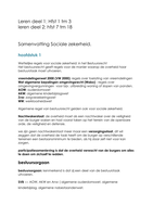 Samenvatting sociale zekerheid