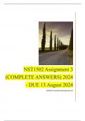 NST1502 Assignment 3 (COMPLETE ANSWERS) 2024 - DUE 13 August 2024