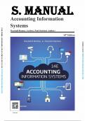 Solution Manual - Accounting Information Systems 14th Edition (Romney, 2017)