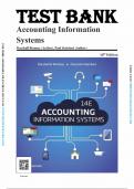 Test Bank - Accounting Information Systems 14th Edition (Romney, 2017)