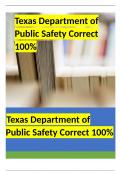 Texas Department of Public Safety Correct 100%