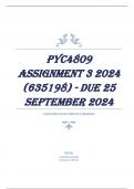 PYC4809 Assignment 3 2024 (635198) - DUE 25 September 2024