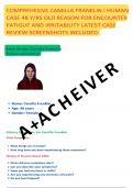 CAMILLA FRANKLIN I-HUMAN CASE STUDY | 48-YEAR-OLD WITH FATIGUE AND IRRITABILITY | LATEST UPDATED CASE REVIEW WEEK 10 | SCREENSHOTS OF ALL PAGES WELL ELABORATED BY EXPERTS 1ST AUGUST 2024 WALDEN UNIVERSITY