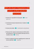 NUR 201 Exam 3 Questions with Correct verified Solutions 2024/2025