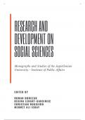 Research and Development on  Social Sciences