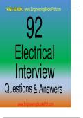 Electrical  Interview  Questions & Answers