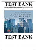 TEST BANK For Financial Markets And Institutions 8th Edition By Anthony Saunders, Marcia Millon Cornett & Otgo Erhemjamts ,ISBN: 9781260772401 |Verified Chapters 1 - 25||Complete Guide A+|