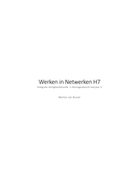 Werken in Netwerken H7