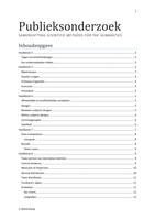 SPSS en statistiek samenvatting