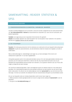 Samenvatting: Reader Statistiek & SPSS 2.3