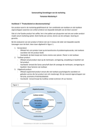 Samenvatting grondslagen van de marketing