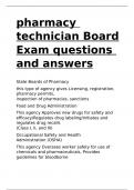 pharmacy technician Board Exam