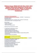 Midterm Exam: NR569/ NR 569 (New 2023/ 2024 Update) Differential Diagnosis in Acute Care Practicum Exam Review| Week 1-4| Questions and Verified Answers| 100% Correct - Chamberlain