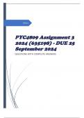 PYC4809 Assignment 3 2024 (635198) - DUE 25 September 2024