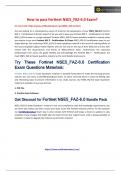 Howtopass Fortinet NSE5_FAZ-6.0 Exam?