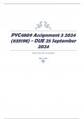 PYC4809 Assignment 3 2024 (635198) - DUE 25 September 2024