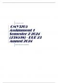 CMY3705 Assignment 1 Semester 2 2024 (238598) - DUE 23 August 2024