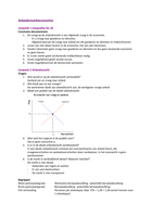 Samenvatting arbeidsmarkteconomie