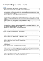 Samenvatting Genome Science - Jaar 3 - Periode 12