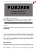 PUB2606 Assignment 2 (Detailed Answers) Semester 2 - Due 9 September 2024