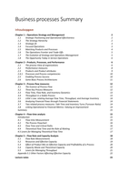 Business Processes - Summary of chapter 1 to 5