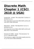 Discrete Math Chapter 1 (CSCI 2610 @ UGA)