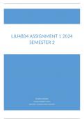 LJU4801  ASSIGNMENT 1  ANSWERS 2024 SEMESTER 2 (PRESCRIBED BOOK & STUDY GUIDE USED) Whatsapp //wa.me/27639110630