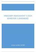 MNO2609  ASSIGNMENT 5  ANSWERS 2024 SEMESTER 2 (PRESCRIBED BOOK & STUDY GUIDE USED) Whatsapp //wa.me/27639110630